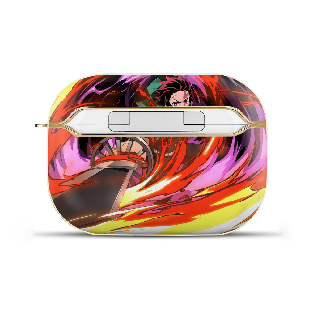 （画像用） 鬼滅の刃（きめつのやいば）竈門 炭治郎／かまど たんじろう Kamado Tanjirou 【AirPods Pro用】ハードシェル保護ケース｜耐衝撃・防指紋・カラビナ付き商品仕様