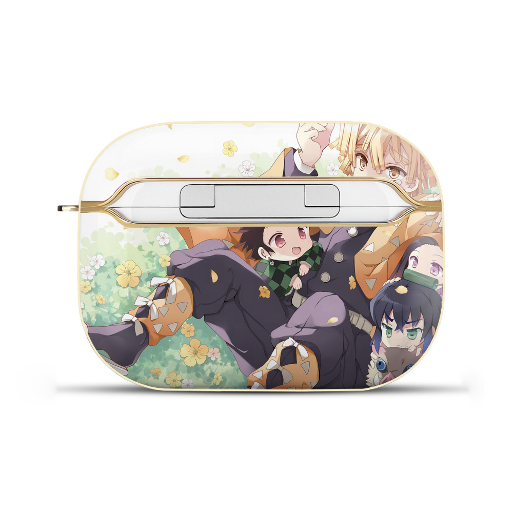 （画像用） 鬼滅の刃（きめつのやいば）竈門 炭治郎／かまど たんじろう Kamado Tanjirou 【AirPods Pro用】ハードシェル保護ケース｜耐衝撃・防指紋・カラビナ付き商品仕様