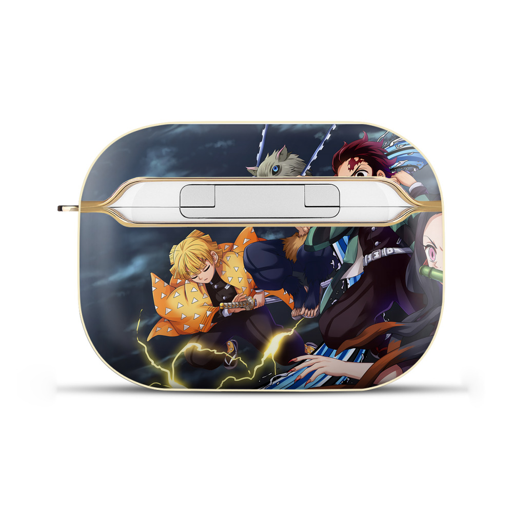 （画像用） 鬼滅の刃（きめつのやいば）竈門 炭治郎／かまど たんじろう Kamado Tanjirou 【AirPods Pro用】ハードシェル保護ケース｜耐衝撃・防指紋・カラビナ付き商品仕様