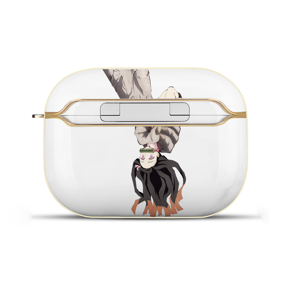 （画像用） 鬼滅の刃（きめつのやいば）竈門 禰󠄀豆子／かまど ねずこ Kamado Nezuko 【AirPods Pro用】ハードシェル保護ケース｜耐衝撃・防指紋・カラビナ付き商品仕様