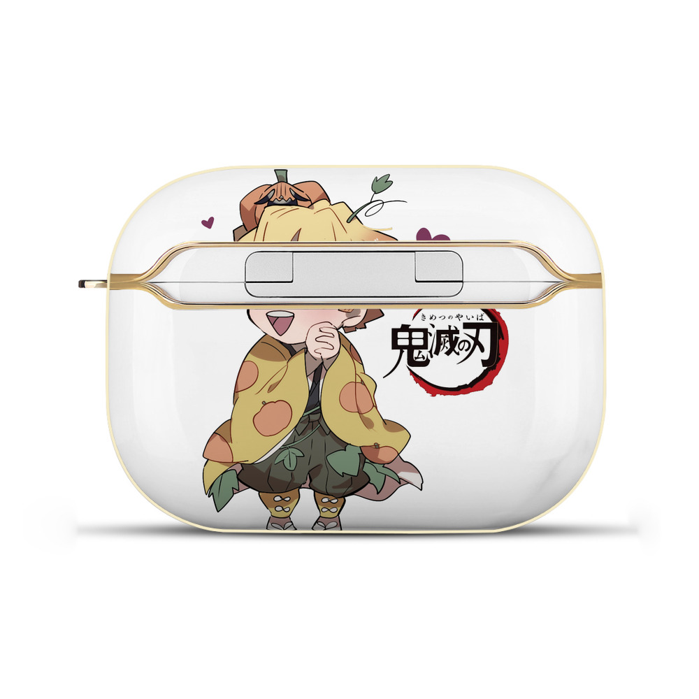 （画像用） 鬼滅の刃（きめつのやいば）我妻 善逸／あがつま ぜんいつ Agatsuma Zenitsu 【AirPods Pro用】ハードシェル保護ケース｜耐衝撃・防指紋・カラビナ付き商品仕様