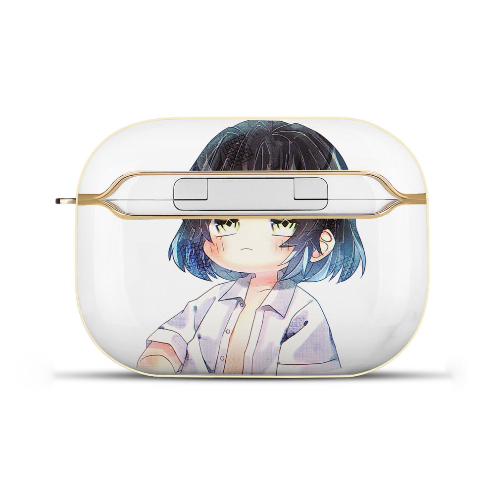 （画像用） 鬼滅の刃（きめつのやいば）嘴平 伊之助／はしびら いのすけ Hashibira Inosuke 【AirPods Pro用】ハードシェル保護ケース｜耐衝撃・防指紋・カラビナ付き商品仕様