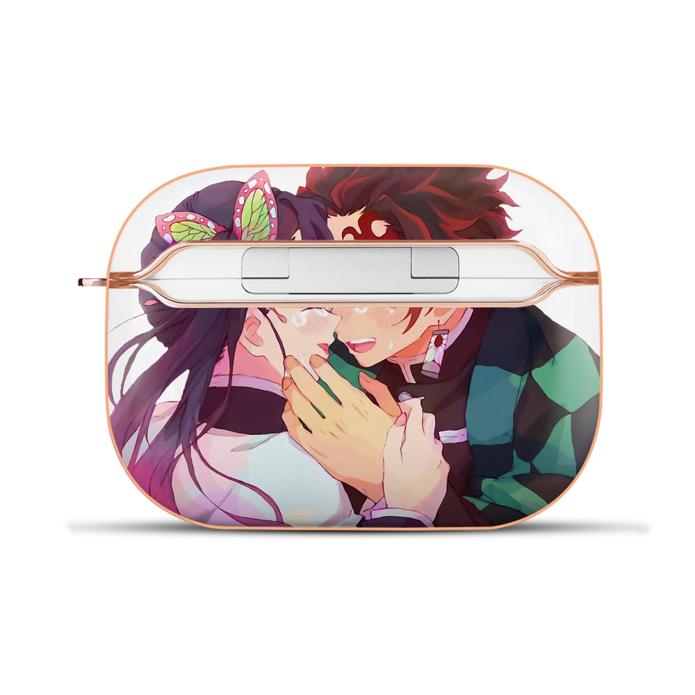 （画像用） 鬼滅の刃 竈門 炭治郎／かまど たんじろう Kamado Tanjirou 【AirPods Pro用】ハードシェル保護ケース｜耐衝撃・防指紋・カラビナ付き商品仕様