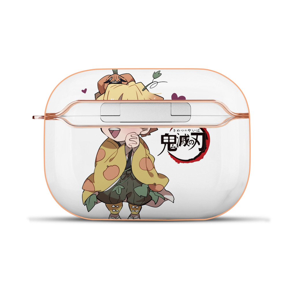 （画像用） 鬼滅の刃（きめつのやいば）我妻 善逸／あがつま ぜんいつ Agatsuma Zenitsu 【AirPods Pro用】ハードシェル保護ケース｜耐衝撃・防指紋・カラビナ付き商品仕様