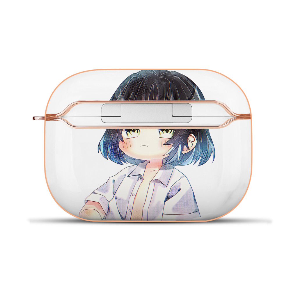 （画像用） 鬼滅の刃（きめつのやいば）嘴平 伊之助／はしびら いのすけ Hashibira Inosuke 【AirPods Pro用】ハードシェル保護ケース｜耐衝撃・防指紋・カラビナ付き商品仕様