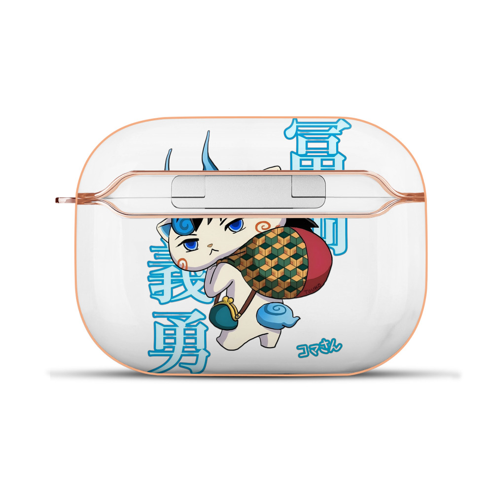 （画像用） 鬼滅の刃（きめつのやいば）水柱-冨岡 義勇／とみおか ぎゆう Tomioka Giyuu 【AirPods Pro用】ハードシェル保護ケース｜耐衝撃・防指紋・カラビナ付き商品仕様