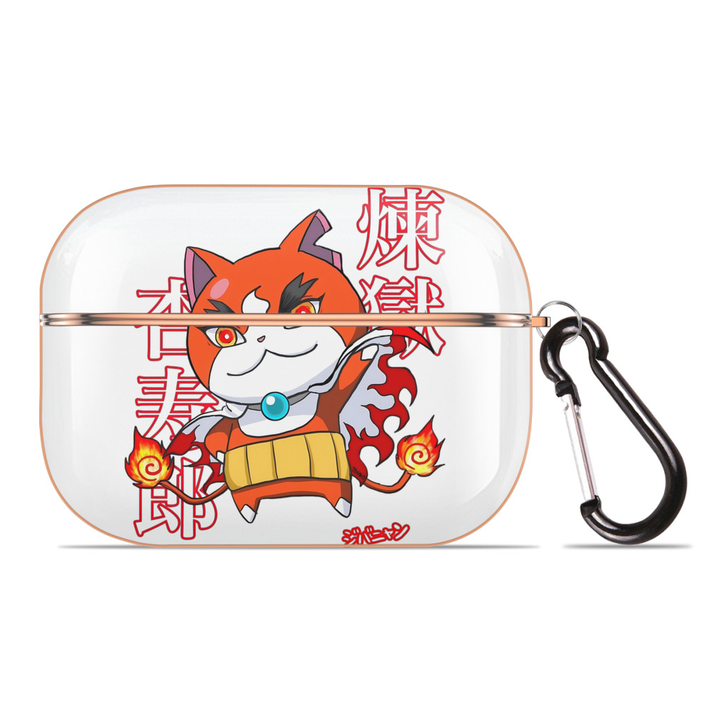 （画像用） 鬼滅の刃（きめつのやいば）炎柱-煉󠄁獄 杏寿郎／れんごく きょうじゅろう Rengoku Kyoujurou 【AirPods Pro用】ハードシェル保護ケース｜耐衝撃・防指紋・カラビナ付き商品仕様