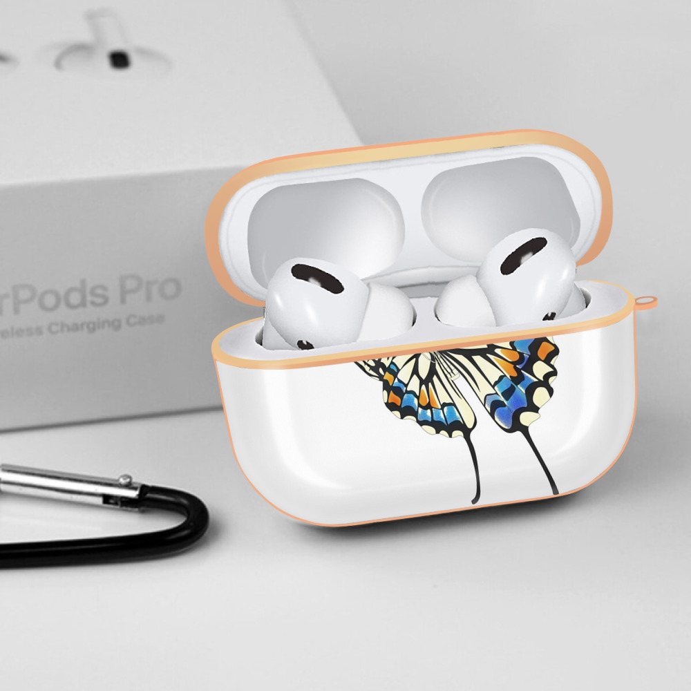 鬼滅の刃（きめつのやいば）蟲柱-胡蝶 しのぶ／こちょう しのぶ Kochou Shinobu 【AirPods Pro用】ハードシェル保護ケース｜耐衝撃・防指紋・カラビナ付き商品仕様