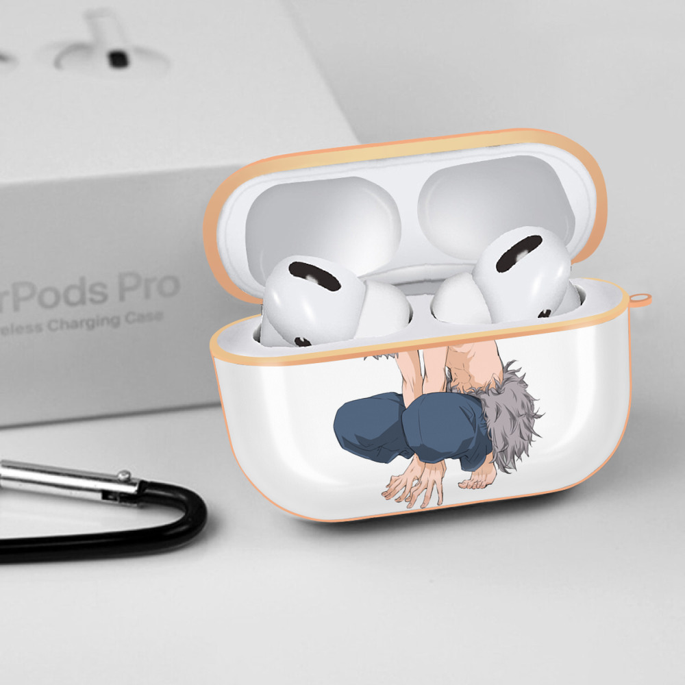 鬼滅の刃（きめつのやいば）嘴平 伊之助／はしびら いのすけ Hashibira Inosuke 【AirPods Pro用】ハードシェル保護ケース｜耐衝撃・防指紋・カラビナ付き商品仕様